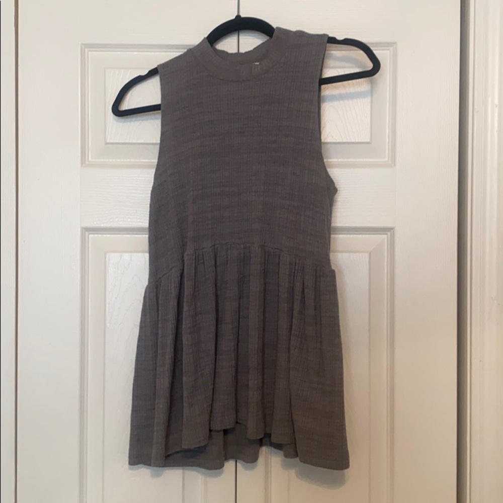 Maurices mock neck teddy tank top
